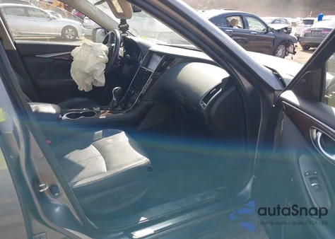 2014 Infiniti Q50 Premium from USA, damaged, VIN JN1BV7AR0EM702662